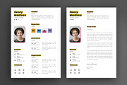 Graphic Designer Resume CV, a Resume Template by Saman Osama (Thumbnail 3 of 4)