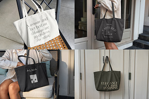 Tote Bag Mockups Premium Bundle