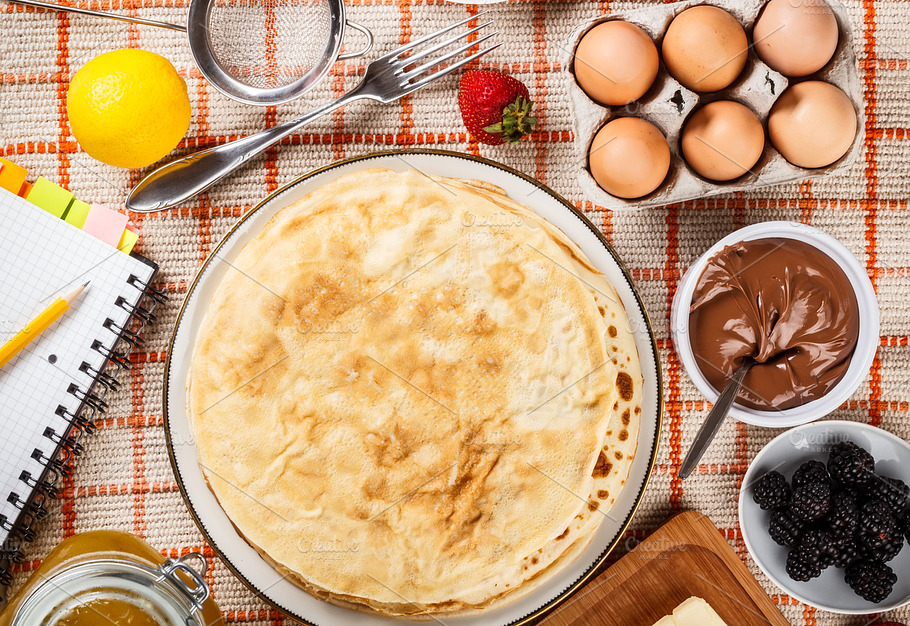 Pancake Stock Photo Containing Breakfast And Eggs