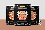 Barber Shop Flyer Template, a Flyer Template by Ultimate Template Shop (Thumbnail 1 of 6)