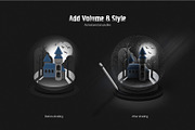 Grim Shader Procreate Brushes, a Brush Add-On by brushapes.com (Thumbnail 5 of 11)