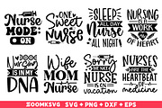Nurse SVG Bundle 40 Designs, an Illustration by ZoomkSVG (Thumbnail 2 of 7)