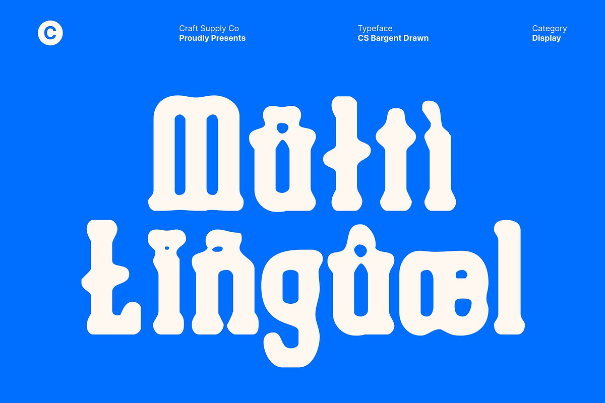 CS Bargent Drawn, a Slab Serif Font by Craft Supply Co. (Photo 6 of 8)