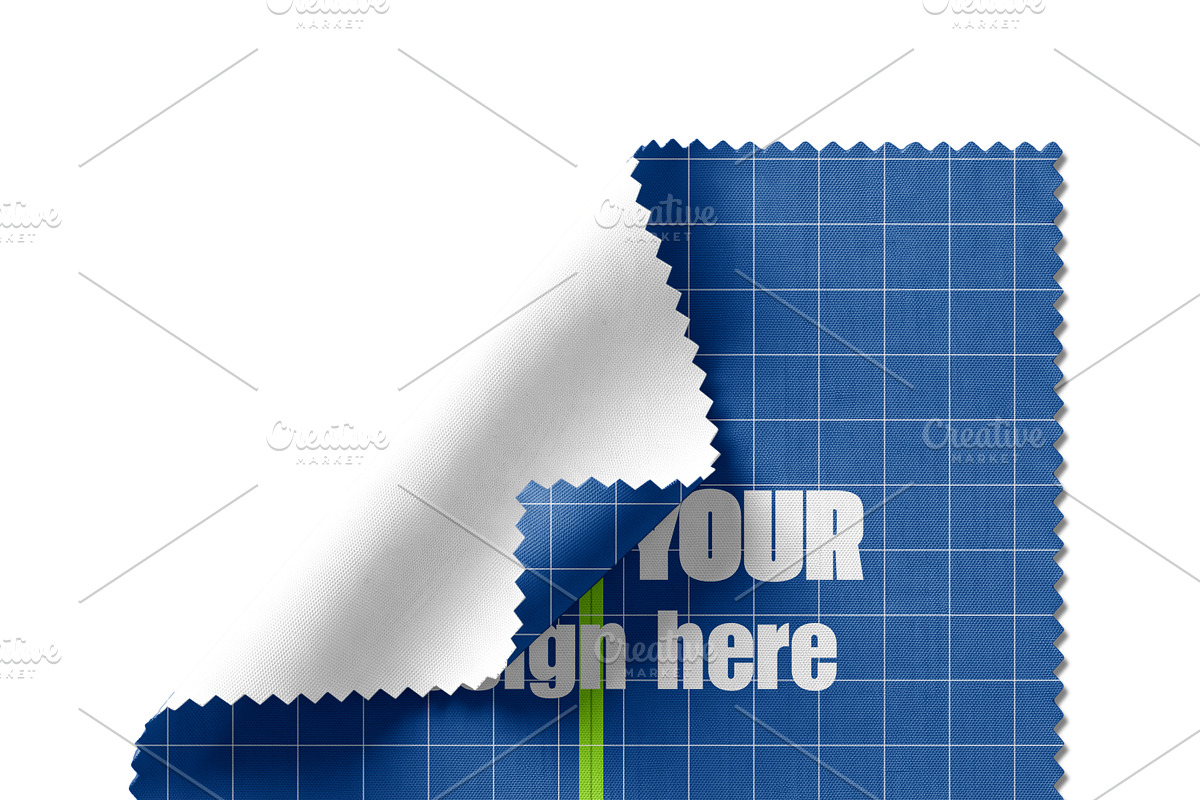 Fabric Pattern Mockup Set, an Advertising Mockup by Pixel Foundry (Photo 5 of 6)