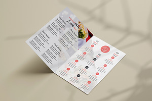 Bi Fold / Half Fold Food Menu