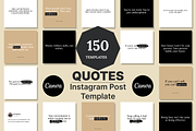 150 Inspiring Instagram Templates, a Social Media Template by RB Boutique (Thumbnail 1 of 12)
