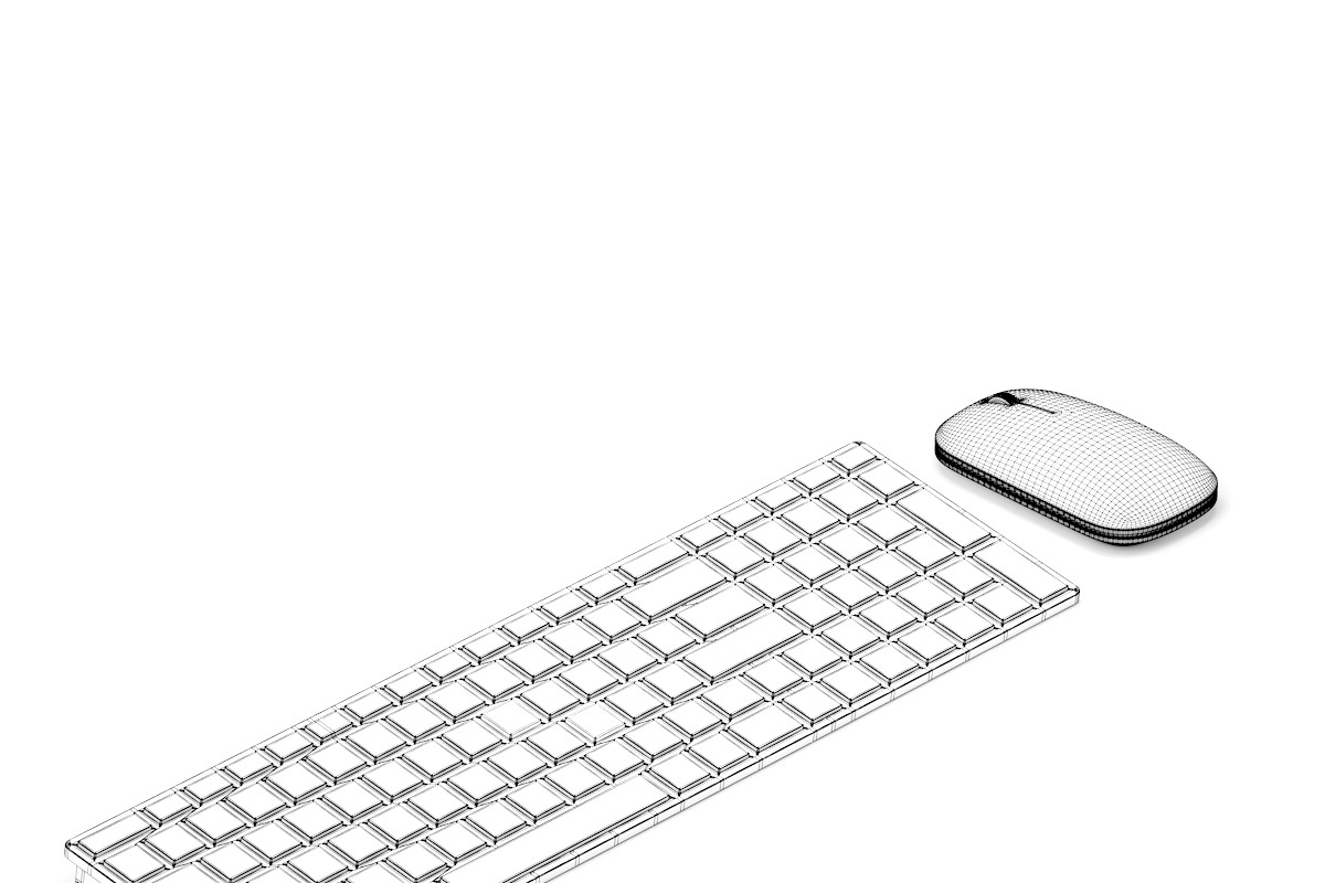 Black keyboard, an Object 3D Model by CGAxis (Photo 2 of 6)