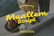Muallem Script Bold Nostalgic, a Handwritten Font by Haps Space (Thumbnail 1 of 10)
