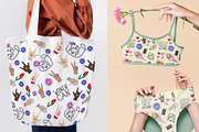 Girl power pattern set, a Pattern Graphic by ninakosh (Thumbnail 3 of 8)
