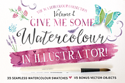 Give me Watercolour in Illustrator!, a Palette Add-On by Nicky Laatz (Thumbnail 1 of 4)