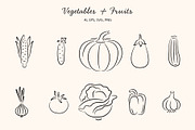 Farmers market illustration set, an Object Illustration by NatalieArtShop (Thumbnail 5 of 16)