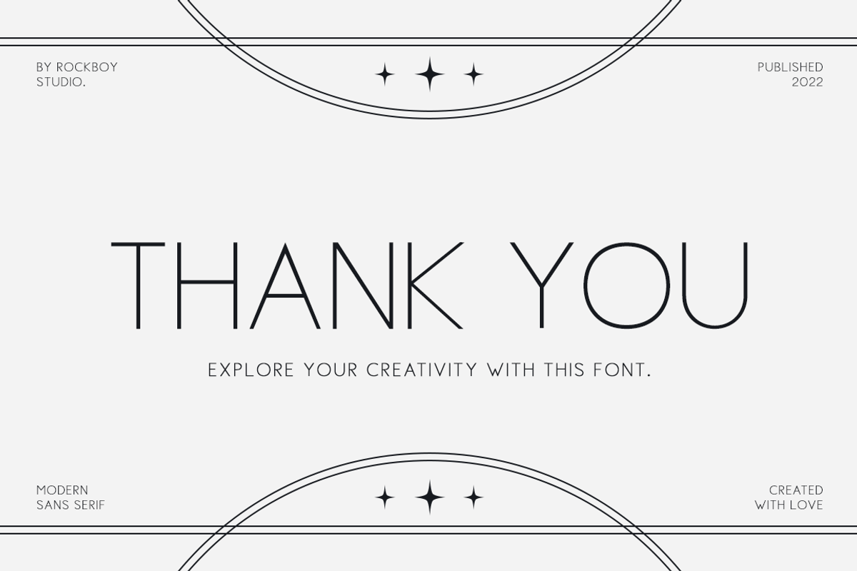 Cinnamon - Advertisement Font, a Sans Serif Font by RockboyStd (Photo 12 of 12)