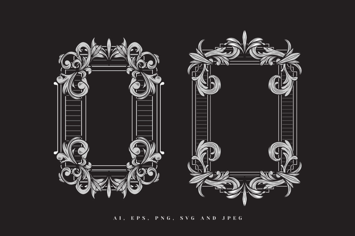Frame Vintage Vol.2, an Object Graphic by Bewalrus Studio (Photo 6 of 6)