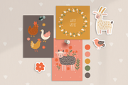 Funny Farm Kit, an Animal Illustration by miumiu (Thumbnail 2 of 15)