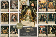 Enchanted Affirmation Cards Deck, a Card Template by NadiaTheronArt (Thumbnail 1 of 3)