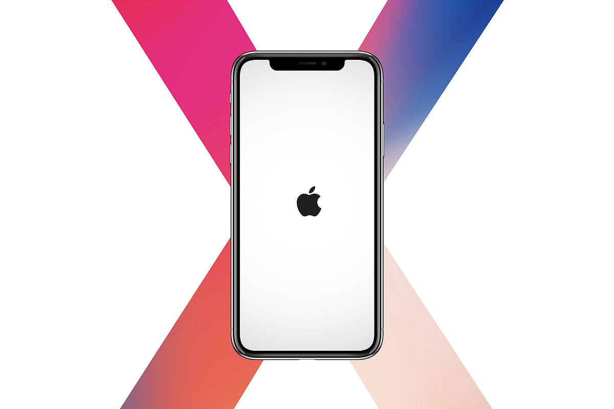 Apple iPhone X mockups (PSD+AI), an iPhone Mockup by voin_Sveta (Photo 3 of 8)