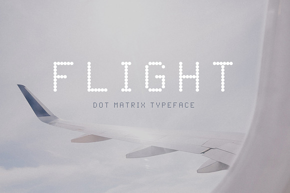 Flight - Dot Matrix Typeface preview 7