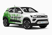 Electric Car Mockup 4, an Advertising Mockup by Mockupix (Thumbnail 6 of 12)