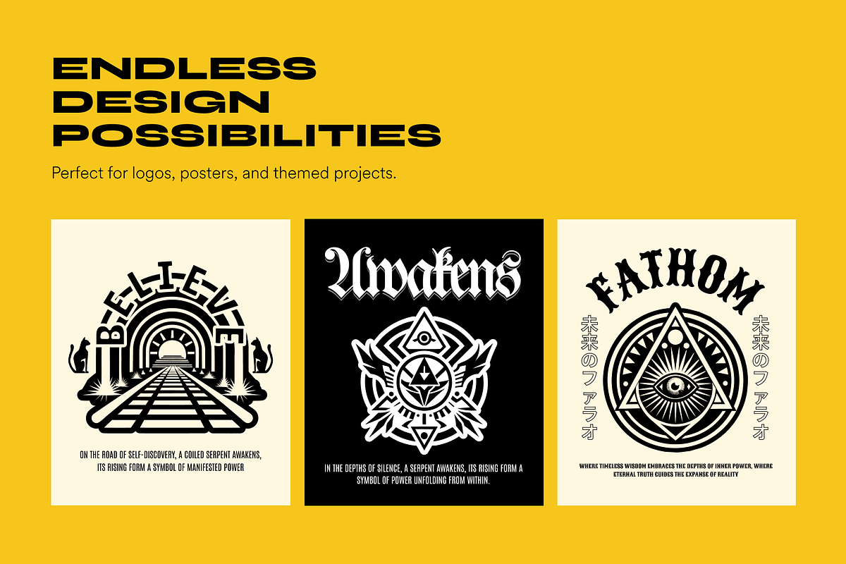 Powerful Manifestation Symbols, a Solid Icon by Creative Stall (Photo 2 of 7)