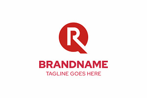 Letters RQ or QR Monogram Logo, a Branding & Logo Template by Pray Art Design Studio