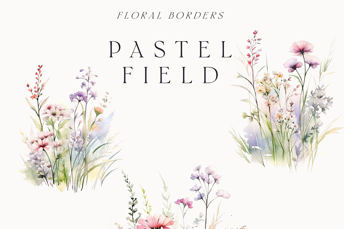 Watercolor Floral Bundle (45 in 1), a Decorative Illustration by Lana Elanor (Photo 77 of 180)