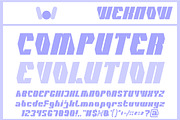 Cybernetic Man font, a Font by weknow (Thumbnail 5 of 8)