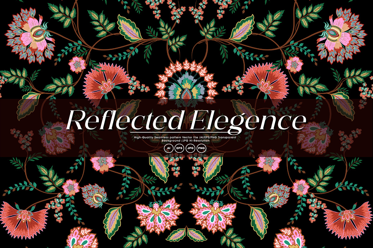 Reflected Elegance, a Pattern Graphic by MSNTY STUDIOX (Photo 1 of 28)