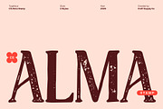 CS Alma Stamp, a Serif Font by Craft Supply Co. (Thumbnail 1 of 8)