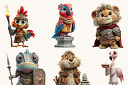 Roman Empire Animal Clipart, an Animal Illustration by Design Scotch (Thumbnail 2 of 9)