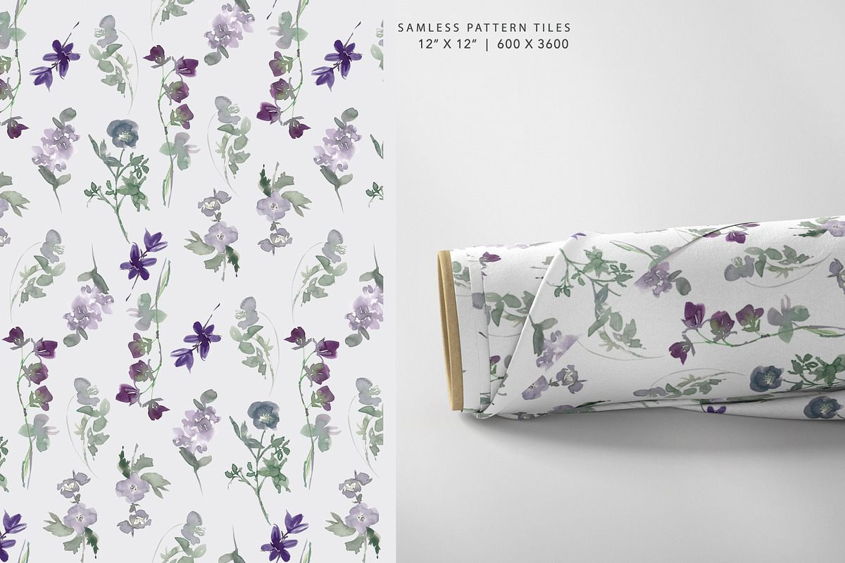 Watercolor Wildflower Clipart Set, an Illustration by Patishop Art (Photo 22 of 23)