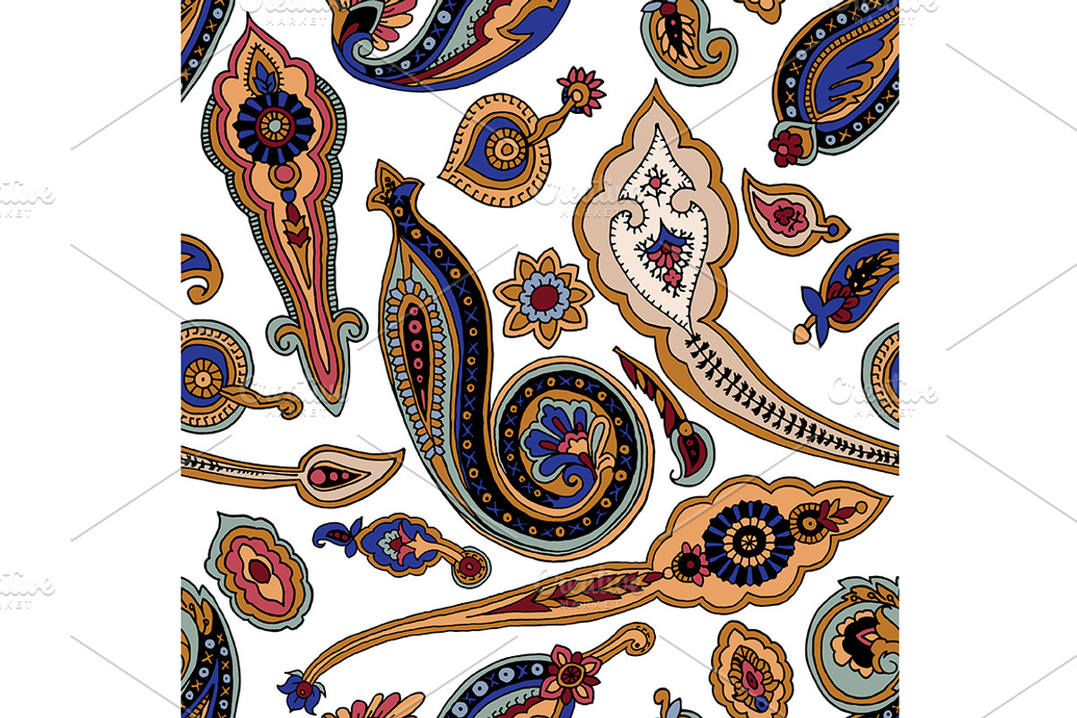 Paisley Vector Bundle, an Illustration by StabuLaRasa illustration (Photo 27 of 27)