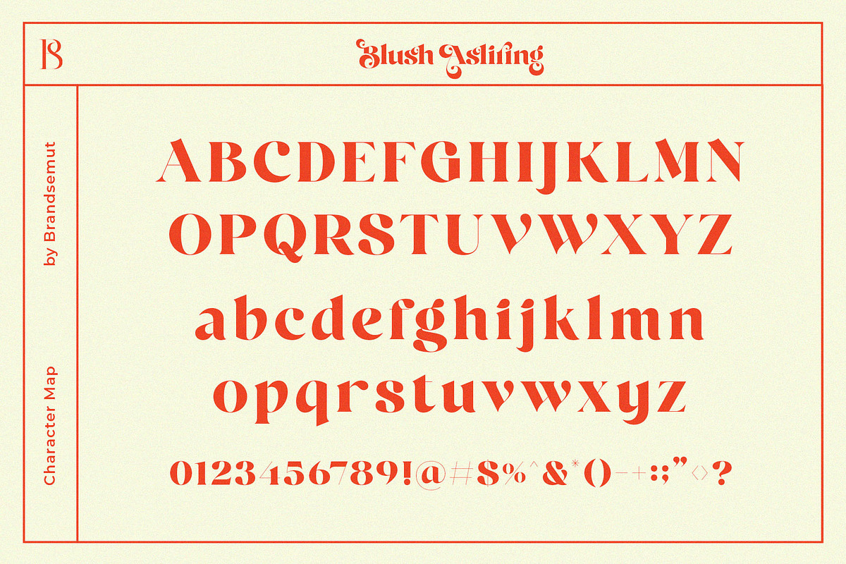 Blush Asliring - Display Retro Serif, a Serif Font by BrandSemut (Photo 16 of 20)