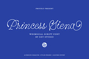 Princess Siena - A Whimsical Script, a Handwritten Font by Get Studio (Thumbnail 1 of 13)