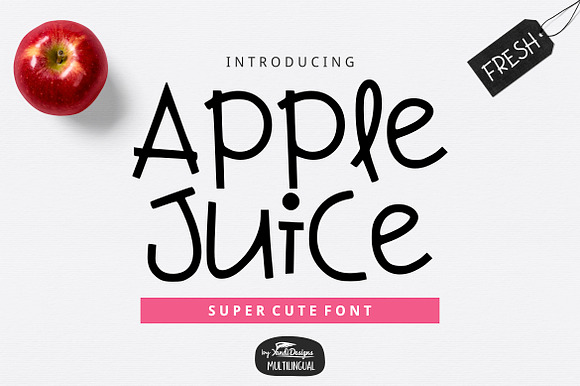 Apple Juice Fun Font preview 6