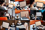 9 photo mock-ups - devices, an iPhone Mockup by show it better (Thumbnail 5 of 5)