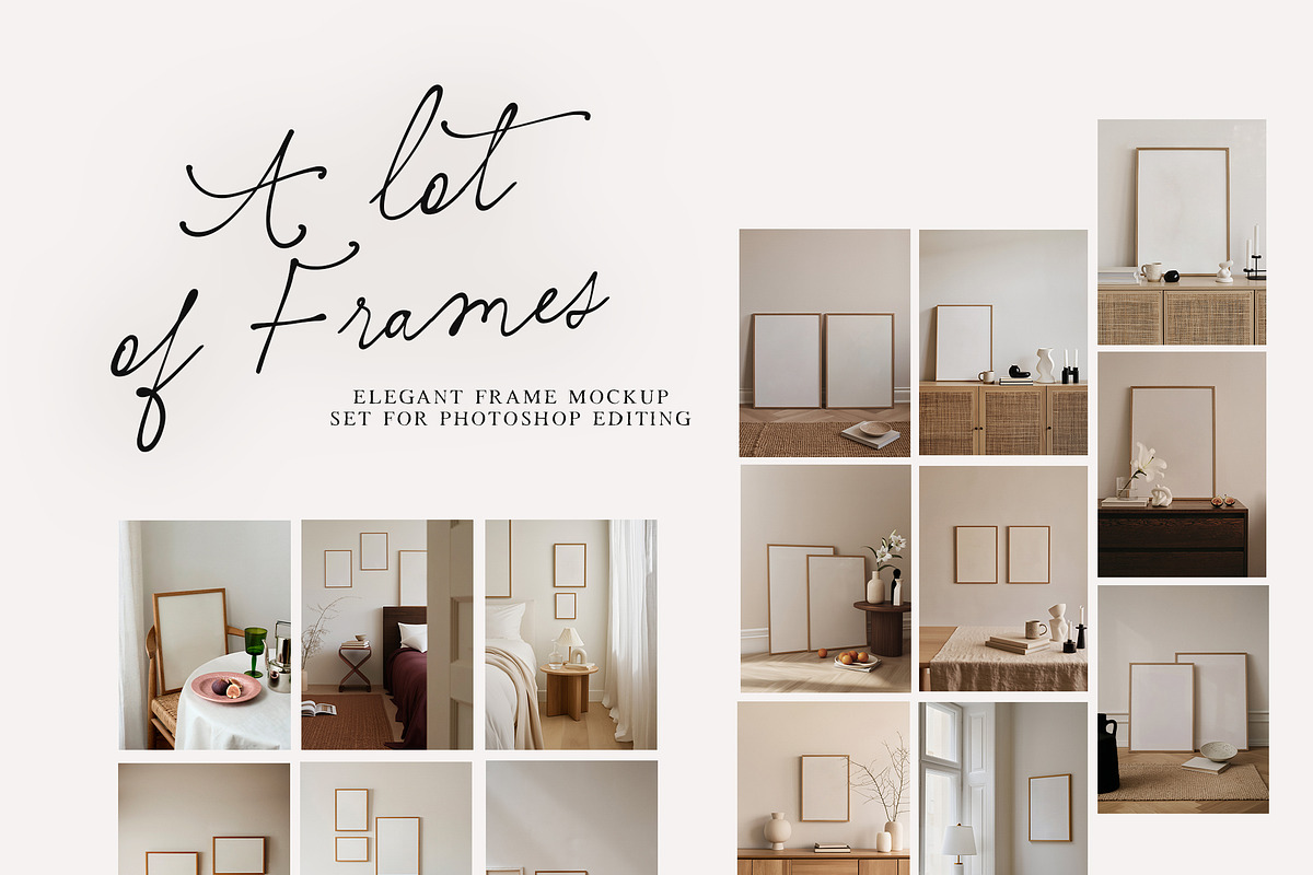 A Lot Of Frames Mockups, a Household Mockup by Muse Mockups (Photo 11 of 14)