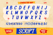 Bengil Whisper, a Sans Serif Font by Burntilldead (Thumbnail 7 of 12)