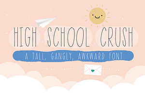 High School Crush Font
