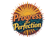 T-Shirts Design Progress Not Perfect, an Illustration by Creative design (Thumbnail 3 of 3)