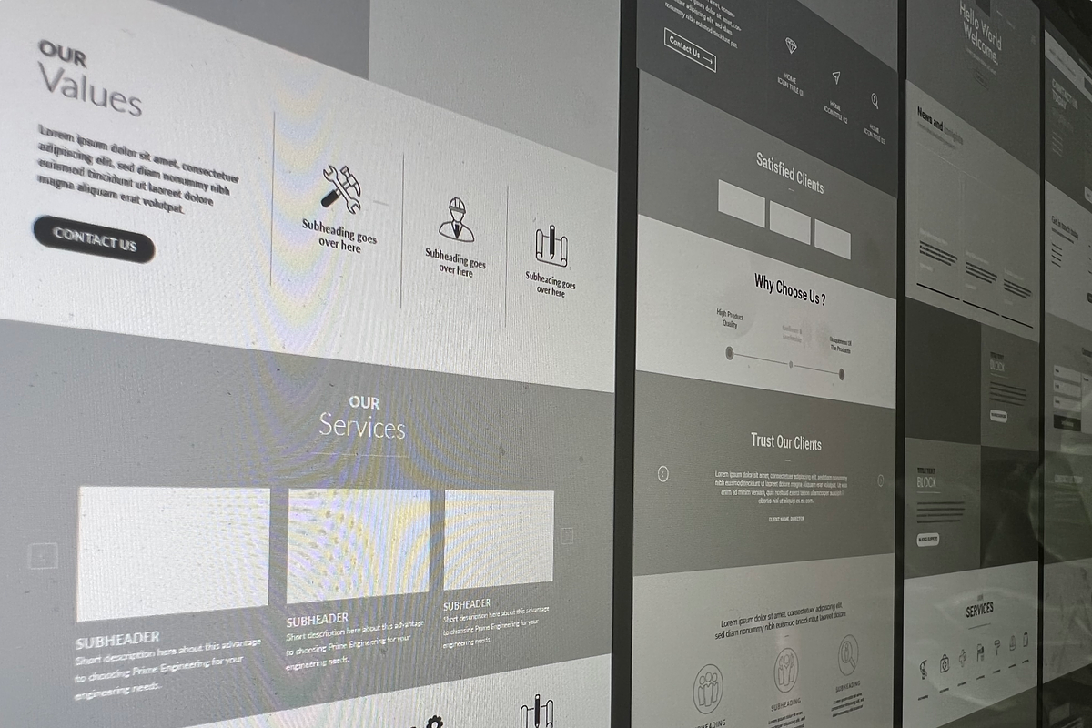 Website Wireframe Template, a Wireframe Template by Starline Creative (Photo 3 of 5)