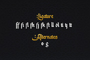 Faradisa, a Blackletter Font by RNDI Type Foundry (Thumbnail 9 of 13)