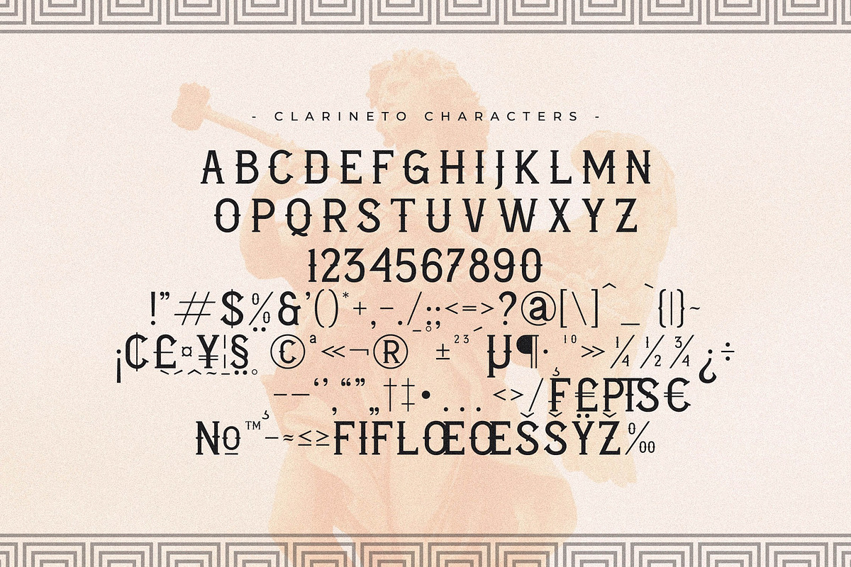 Clarineto A Display Typeface Font, a Serif Font by Storytype Studio (Photo 13 of 15)