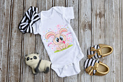 Сute cartoon rabbit. Tshirt, PNG., an Animal Illustration by KENO Mascots (Thumbnail 4 of 4)