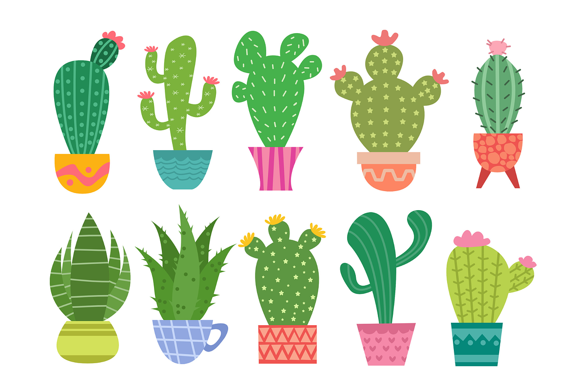 50 Playful Cactus Illustrations, a Graphic by judayartworks (Photo 6 of 6)