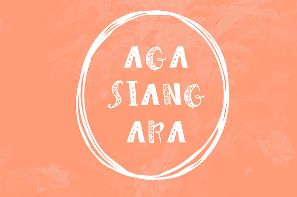 Agasiangara Font Kids Book & Fun preview 6