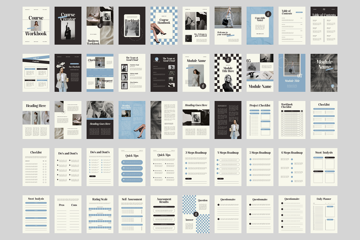 Modern Ebook Workbook Canva Template, a Marketing Template by Anna Design Studio (Photo 7 of 11)