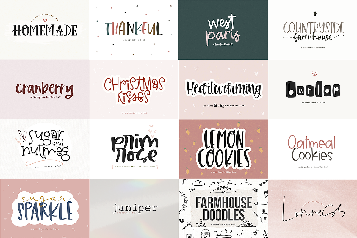 Winter Handwritten Font Bundle, a Script Font by KA Designs (Photo 55 of 55)