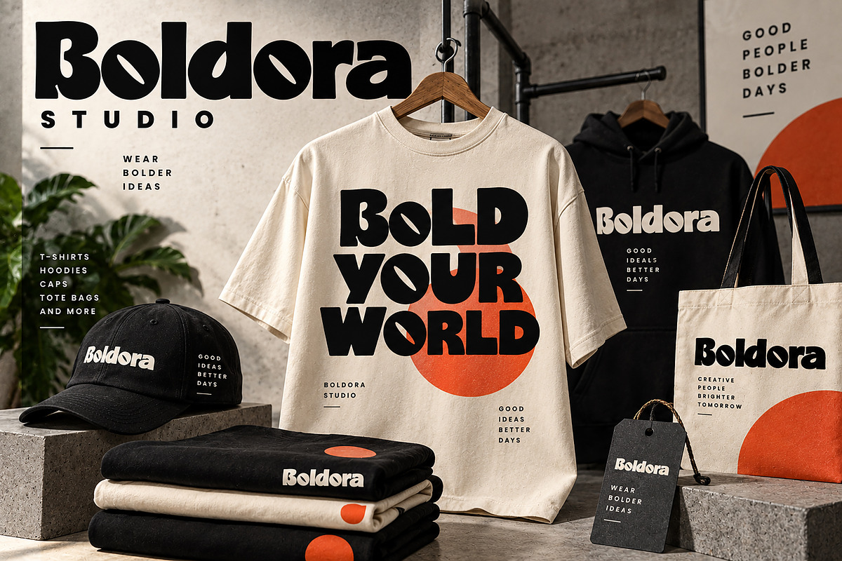 Boldora – Bold Playful Display Font, a Slab Serif Font by Wow Magic (Photo 5 of 5)