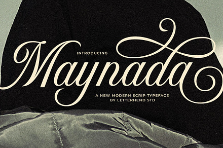 Maynada Wedding Script, a Script Font by Letterhend Studio
