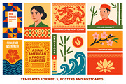 AAPI Heritage Month Collection, a Templates & Theme by Ckybe's Corner (Thumbnail 2 of 5)